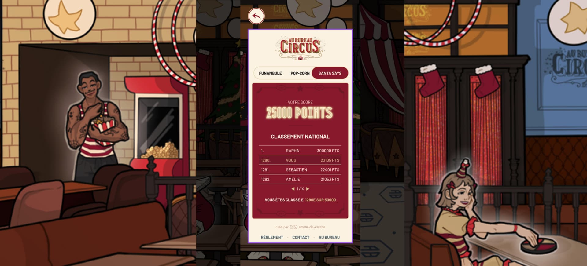 Jeu de la technologie Three.JS pour la rétention des clients