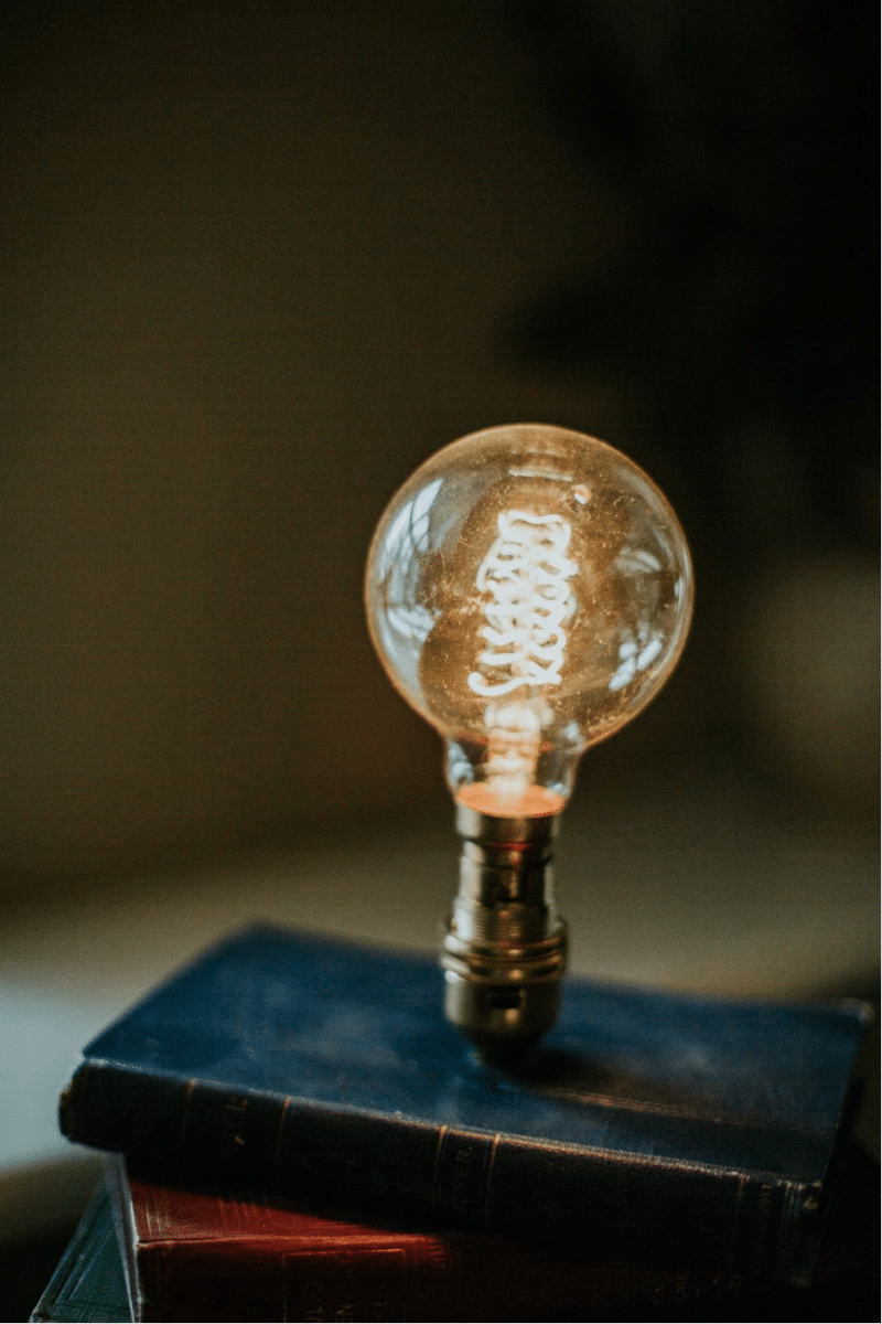 Light Bulb representing Knowledge